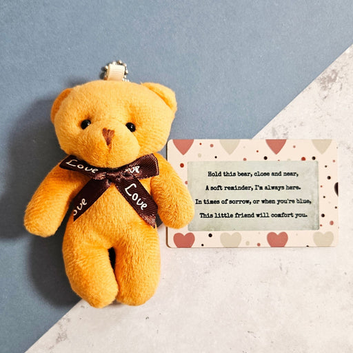 Pocket Comfort Bear and Wallet Card Poem - Bereavement and Loss Sympathy Gift