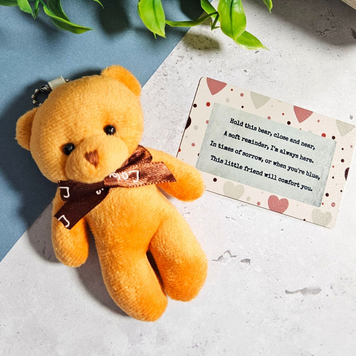 Pocket Comfort Bear and Wallet Card Poem - Bereavement and Loss Sympathy Gift