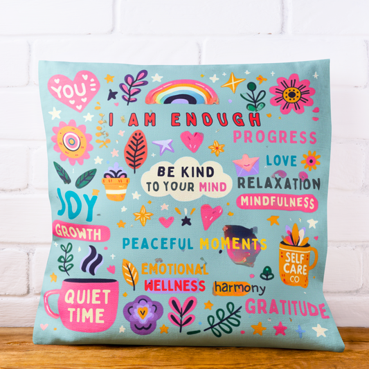 Positive Affirmations Inspirational Cushion