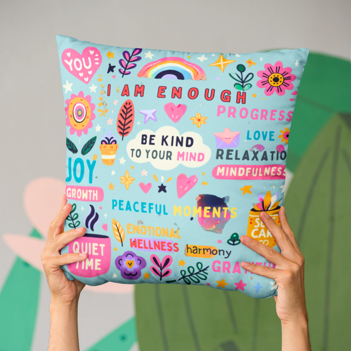 Positive Affirmations Inspirational Cushion