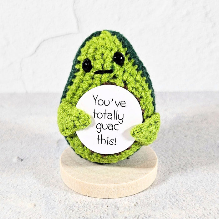 Positive Vibes Mini Crochet Avocado