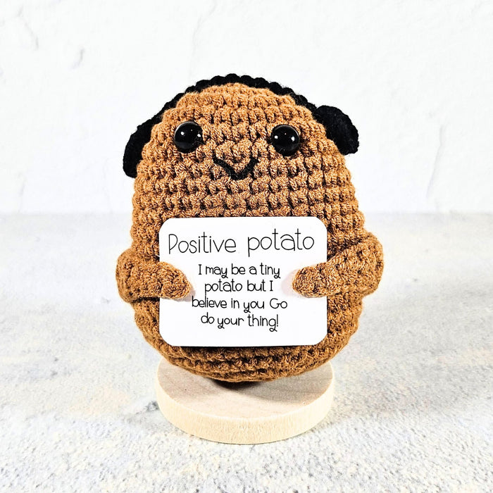 Positive Vibes Mini Crochet Potato