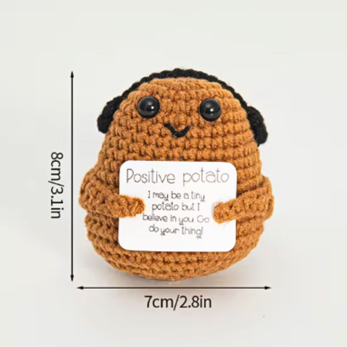 Positive Vibes Mini Crochet Potato