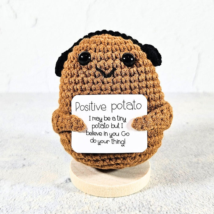 Positive Vibes Mini Crochet Potato