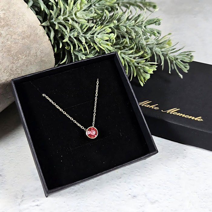 Precious Birthstone Pendant Necklace