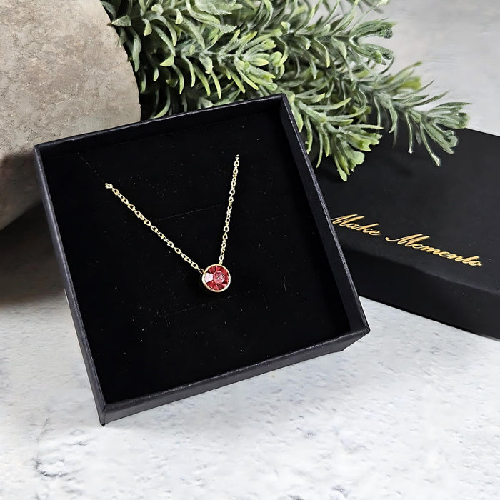 Precious Birthstone Pendant Necklace