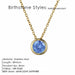 Precious Birthstone Pendant Necklace