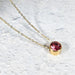 Precious Birthstone Pendant Necklace