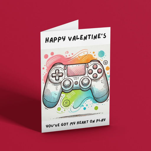 Printable Gamer Valentine's Card | Instant Download