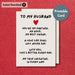 Printable Husband Valentine's Poem Card | Instant Download