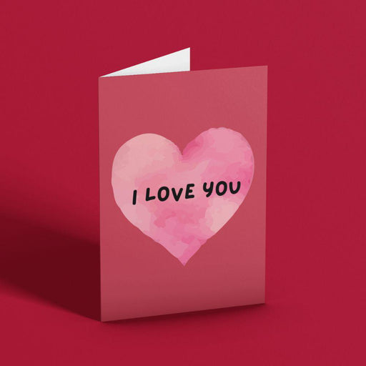 Printable I Love You Valentine's Day Card | Instant Download