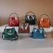 Real Oil Wax Leather Women's Bucket Bag