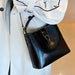 Real Oil Wax Leather Women's Bucket Bag