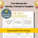 The Great New Year Debate Game – Instant Download Printable