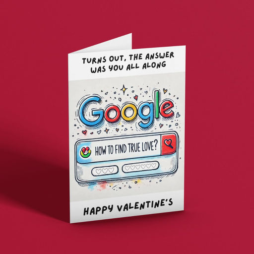 True Love Google Search Printable Valentine's Card | Instant Download