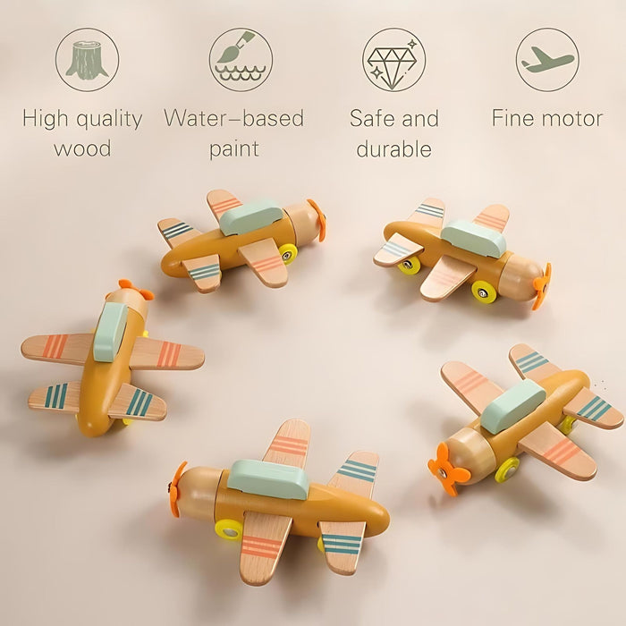 Wooden Toy Airplane