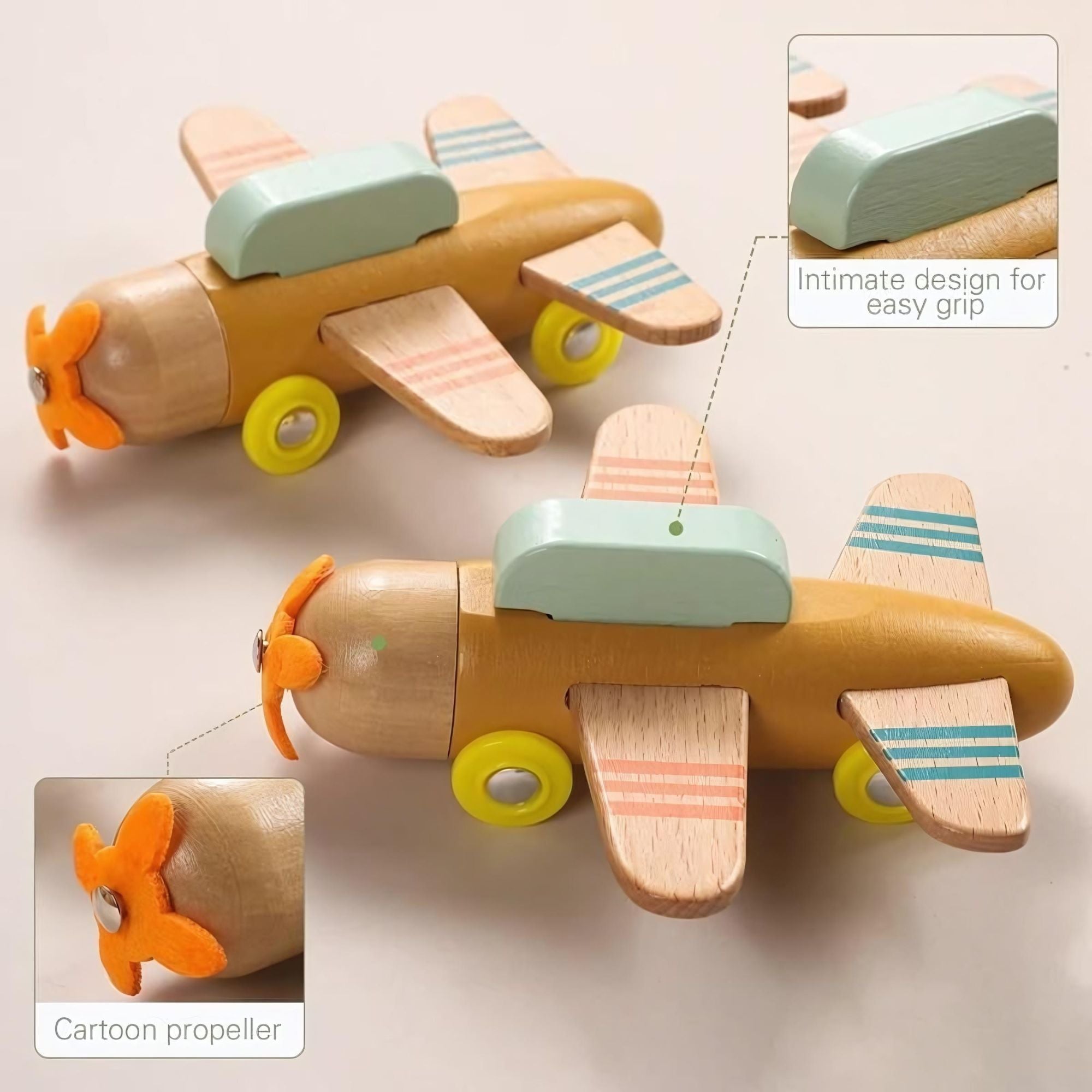 Wooden Toy Airplane