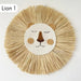 Woven Lion Wall Hanging - Animal Nursery Decor