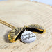 You Are My Sunshine Sunflower Pendant Necklace