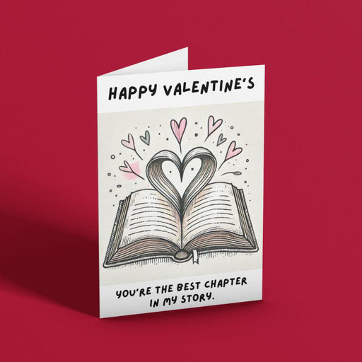 You’re the Best Chapter in My Story Printable Valentine's Card | Instant Download