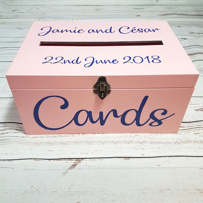 Colourful Wedding Card Box