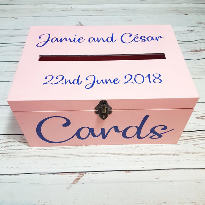 Colourful Wedding Card Box