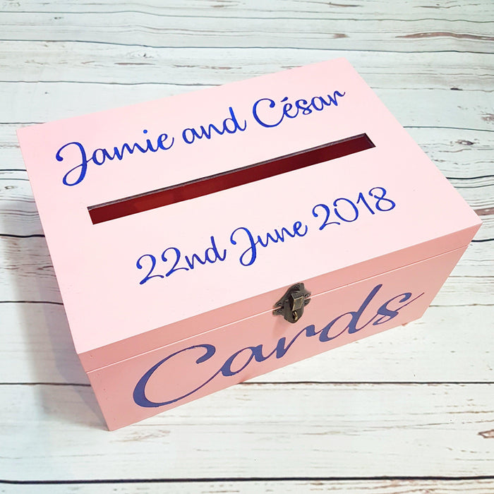 Colourful Wedding Card Box