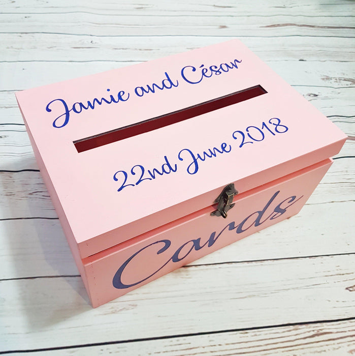 Colourful Wedding Card Box