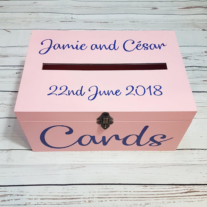 Colourful Wedding Card Box