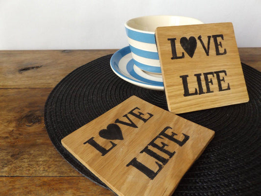 Love Life Coaster Set