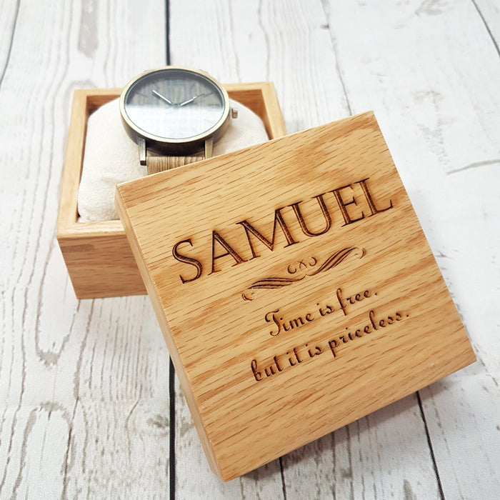 Engraved 2024 watch box