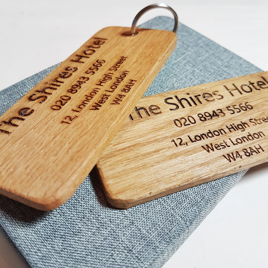 Personalised Business Address Keyring