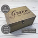 Personalised Distressed Wooden Box