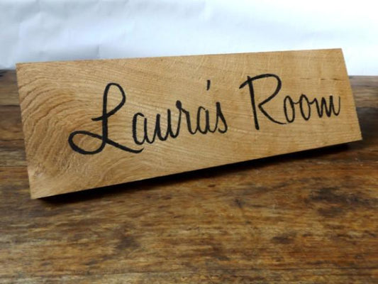 Personalised Room Plaque