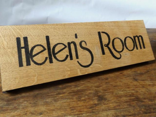 Personalised Room Plaque