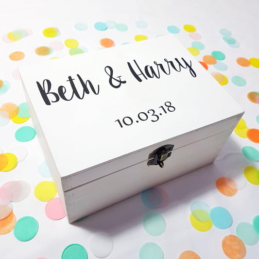 Personalised Wooden Memory Box