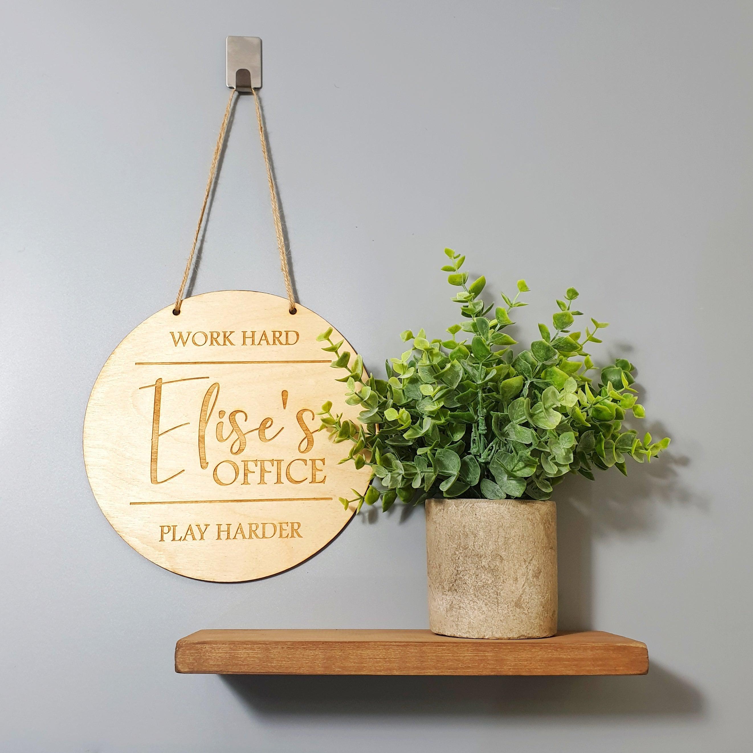 Less House. More Home. Over the door sign; wooden sign; on sale living room sign