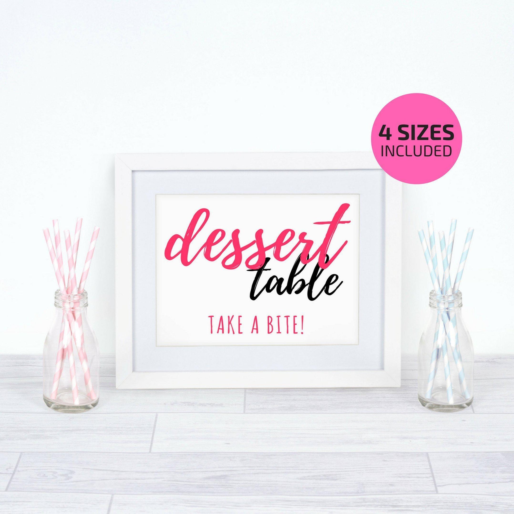 Printable Dessert Table Sign I Make Memento