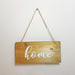 Rustic Wood Home Sign